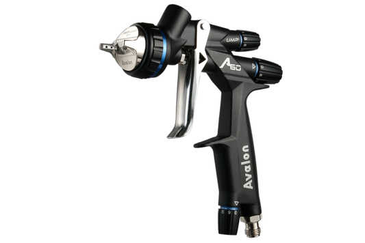 Avalon UMP medium-pressure spray gun 1.3mm
UMP 1.2mm nozzle metallic paint
UMP 1.4mm primer application
UMP 1.5mm high-build filler coverage