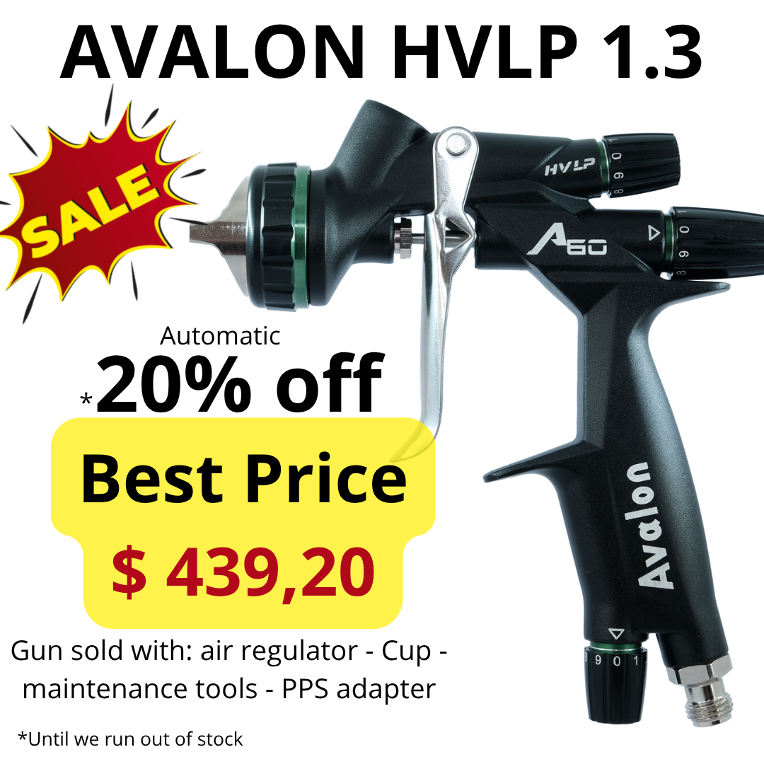 A-60 UHL (HVLP) AUTOMOTIVE SPRAY GUN KIT