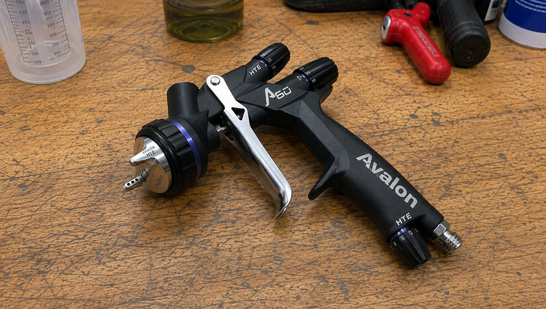 HTE Spray Gun Technology for Professional Auto Finishes