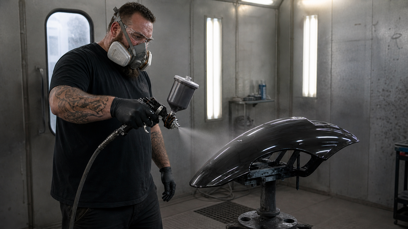 How to Use Paint Gun for Booth-Level Refinish Work?
