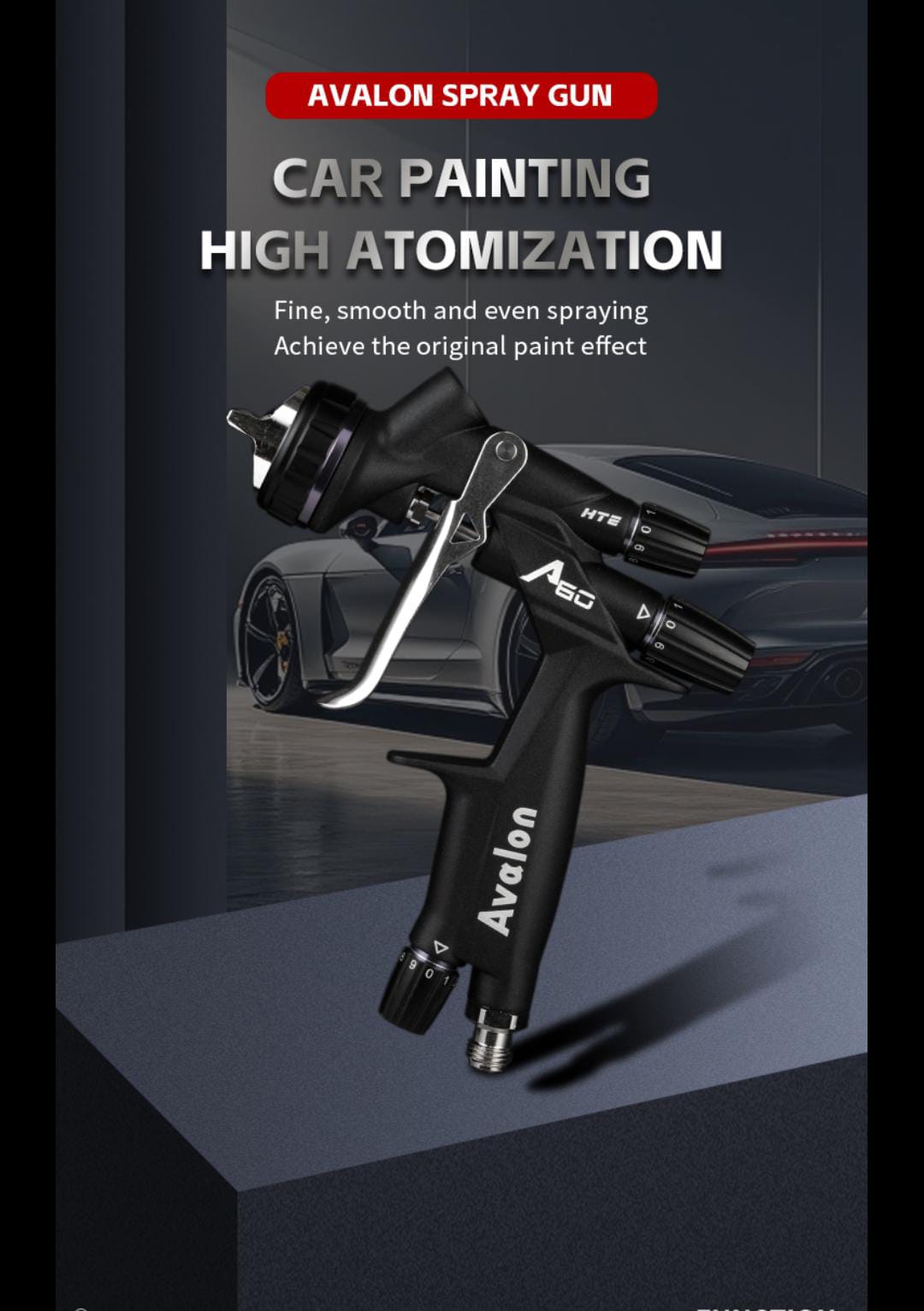 Avalon A60 eXtreme HTE 1.3 mm - Automotive Spray Gun – Professional High-Transfer Kit