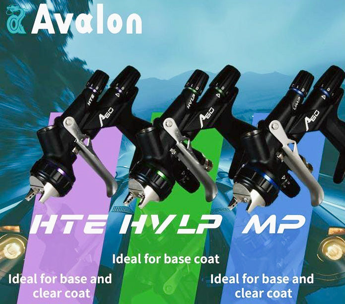Avalon A30 Plus Mini/Compact - 1.0mm Spray Gun For Precision Basecoat And Clearcoat