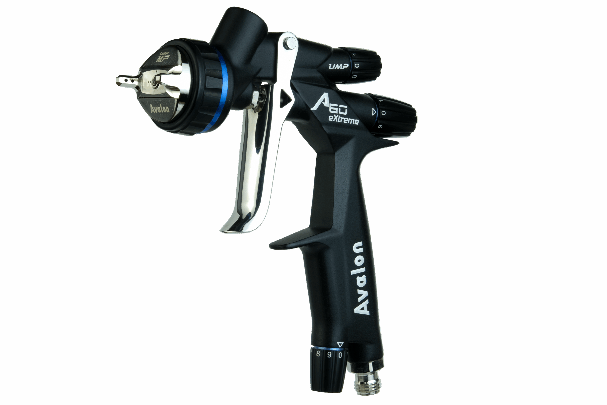 Avalon UMP 1.4 nozzle spray gun on a white background